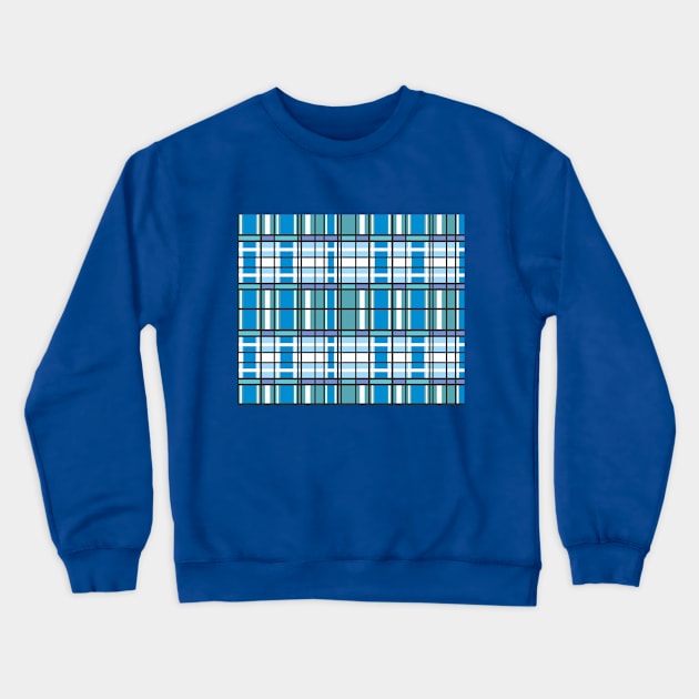 Plaid Pattern Crewneck Sweatshirt by ilhnklv